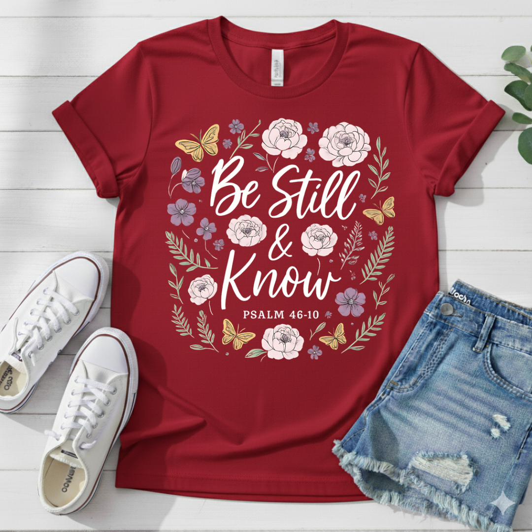PSALM 46:10 T-SHIRT