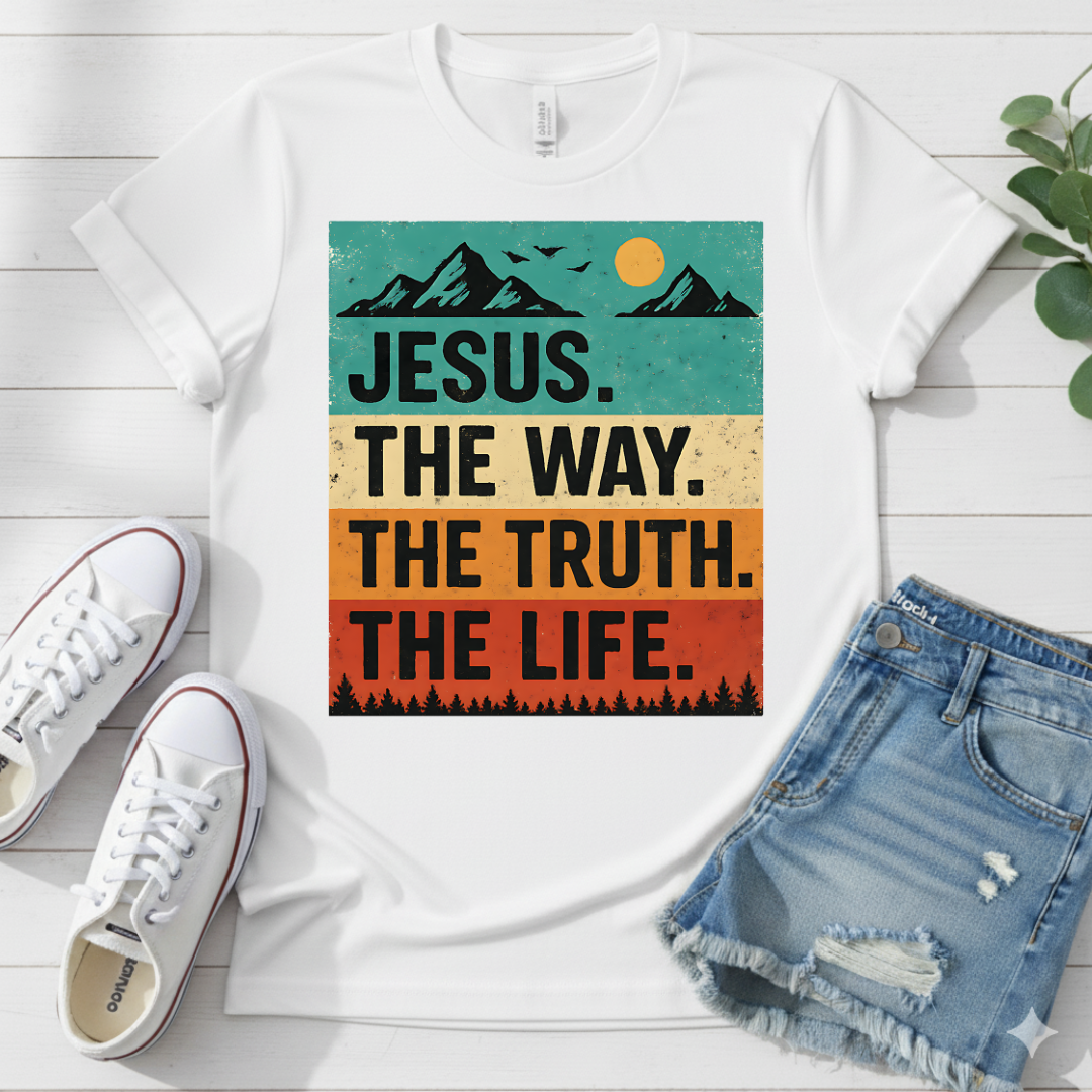 JESUS THE WAY THE TRUTH THE LIFE T-SHIRT