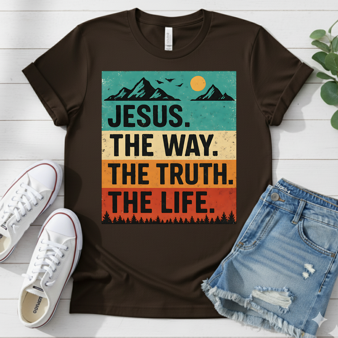 JESUS THE WAY THE TRUTH THE LIFE T-SHIRT