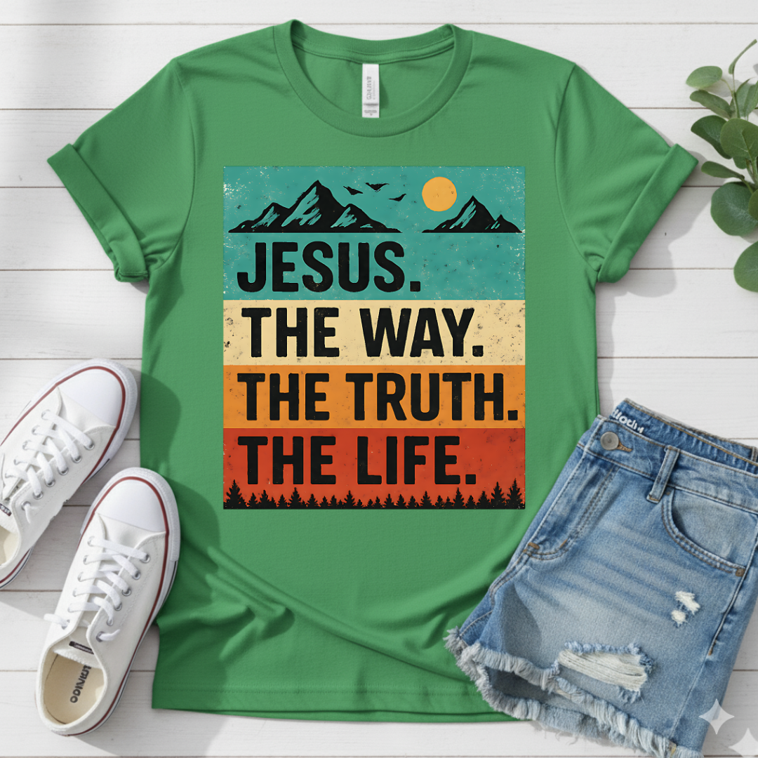 JESUS THE WAY THE TRUTH THE LIFE T-SHIRT