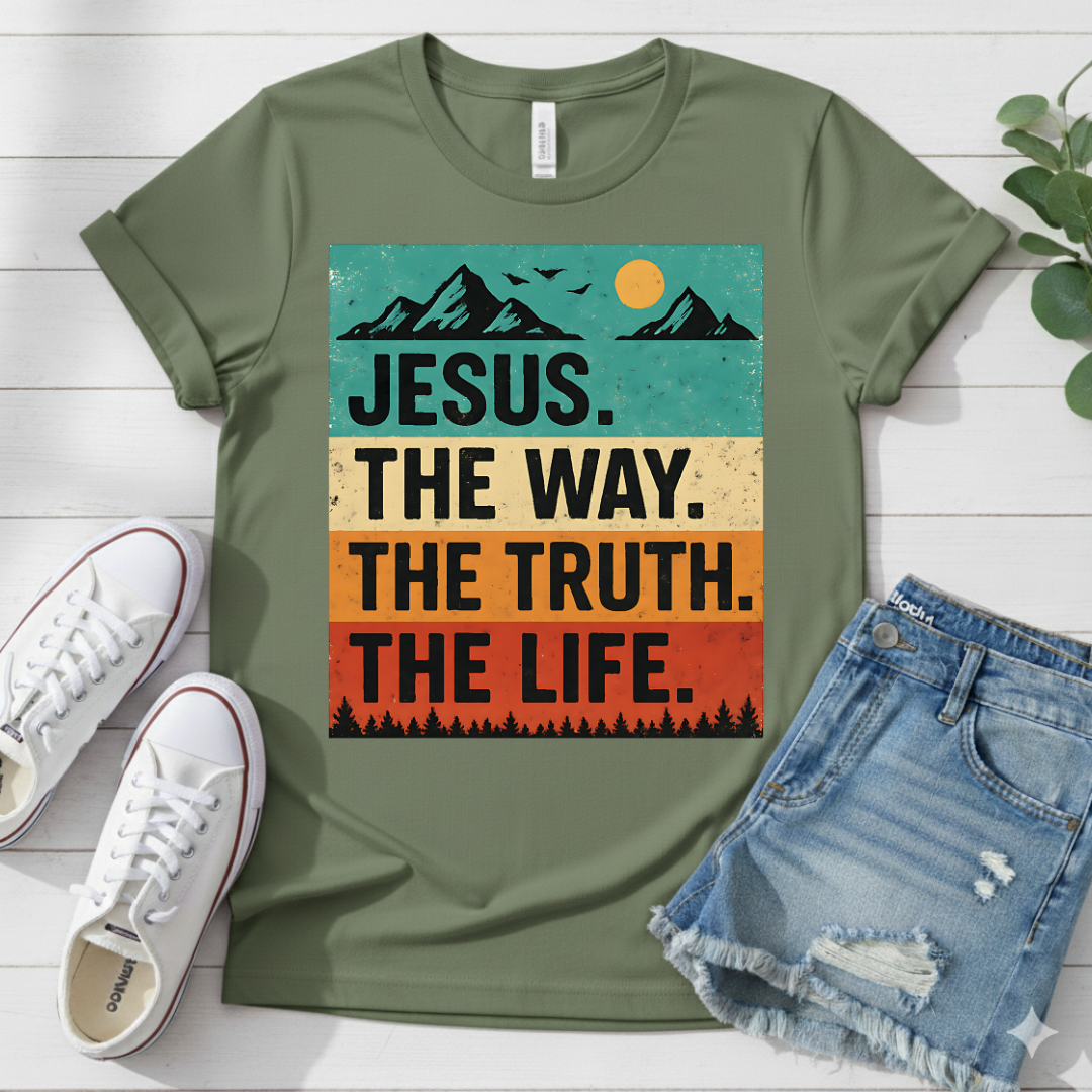 JESUS THE WAY THE TRUTH THE LIFE T-SHIRT