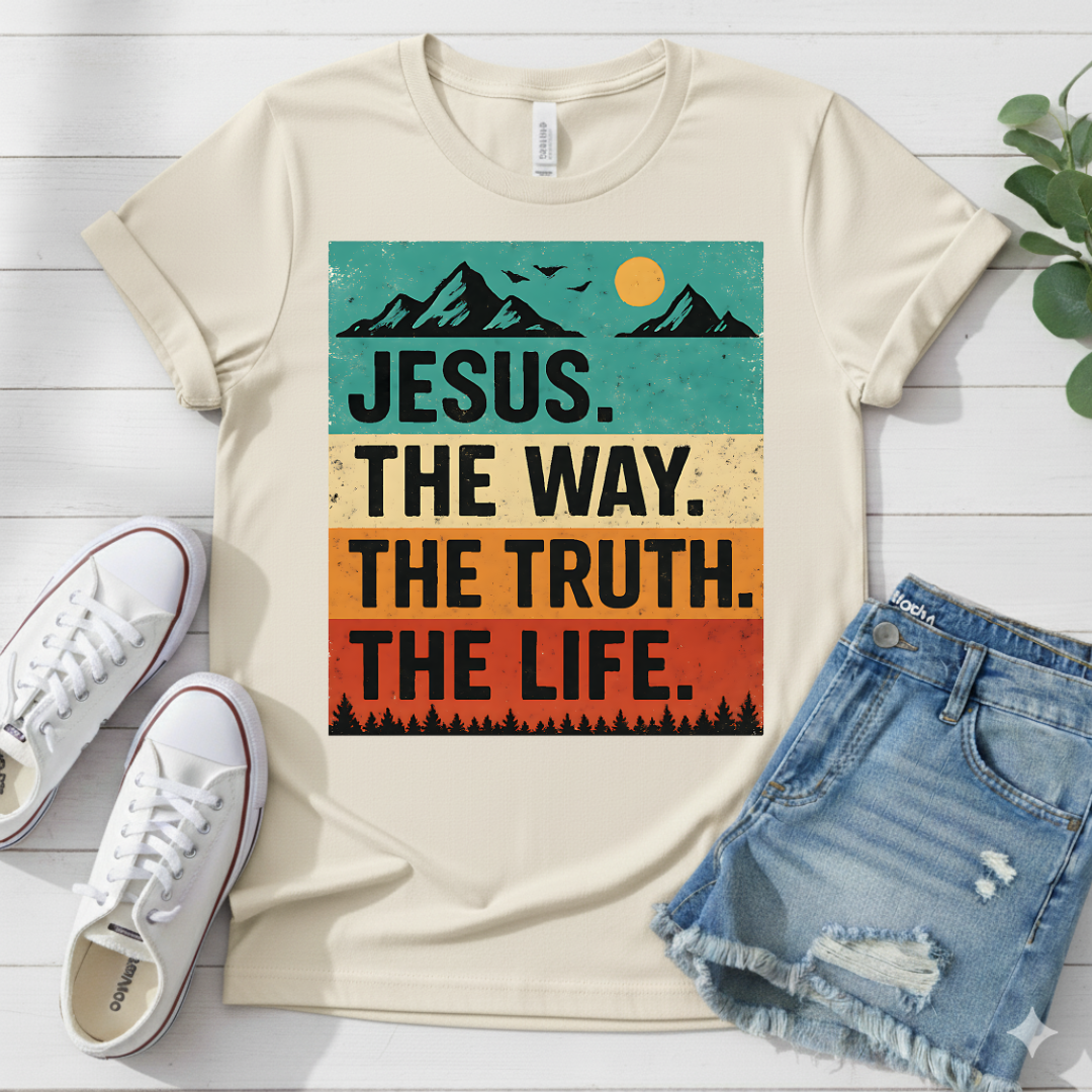JESUS THE WAY THE TRUTH THE LIFE T-SHIRT