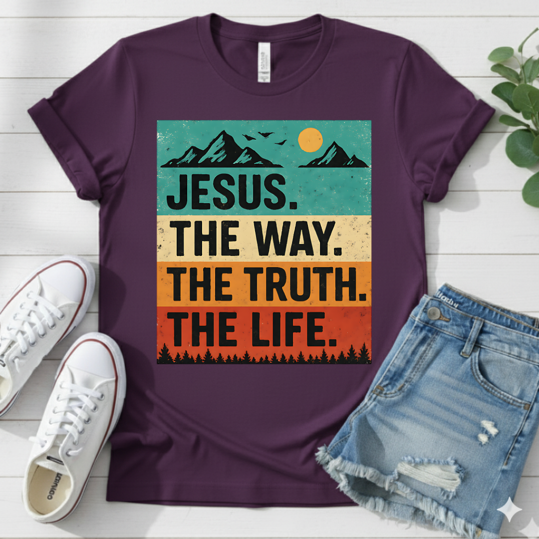 JESUS THE WAY THE TRUTH THE LIFE T-SHIRT