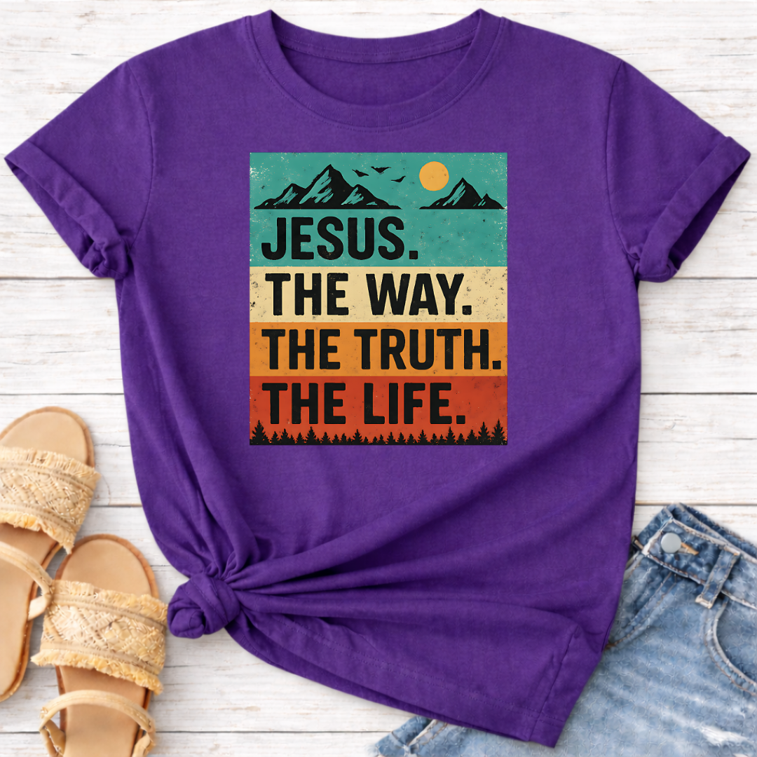 JESUS THE WAY THE TRUTH THE LIFE T-SHIRT