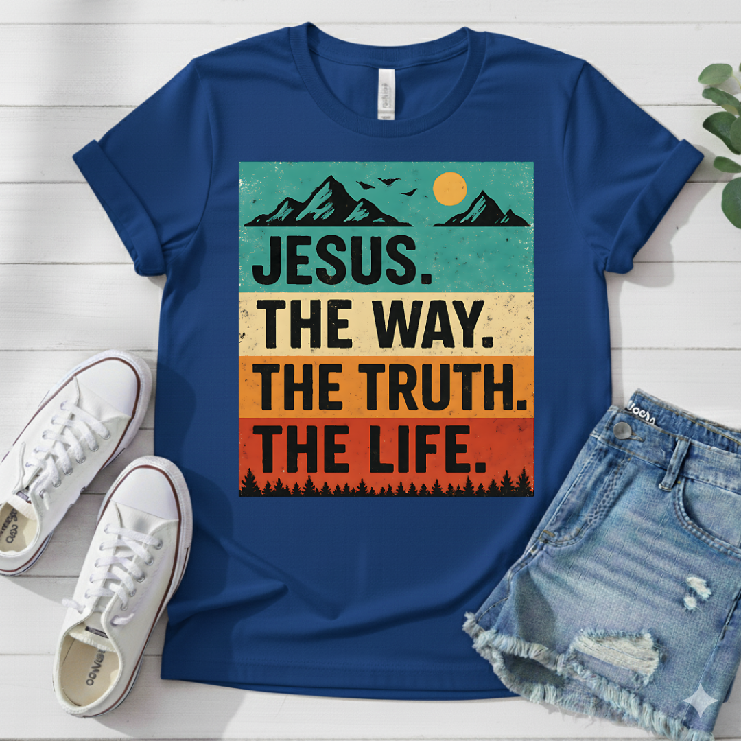 JESUS THE WAY THE TRUTH THE LIFE T-SHIRT