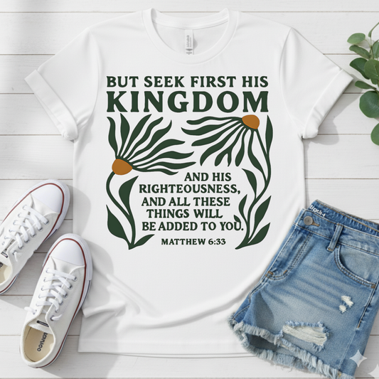 MATTHEW 6:33 T-SHIRT