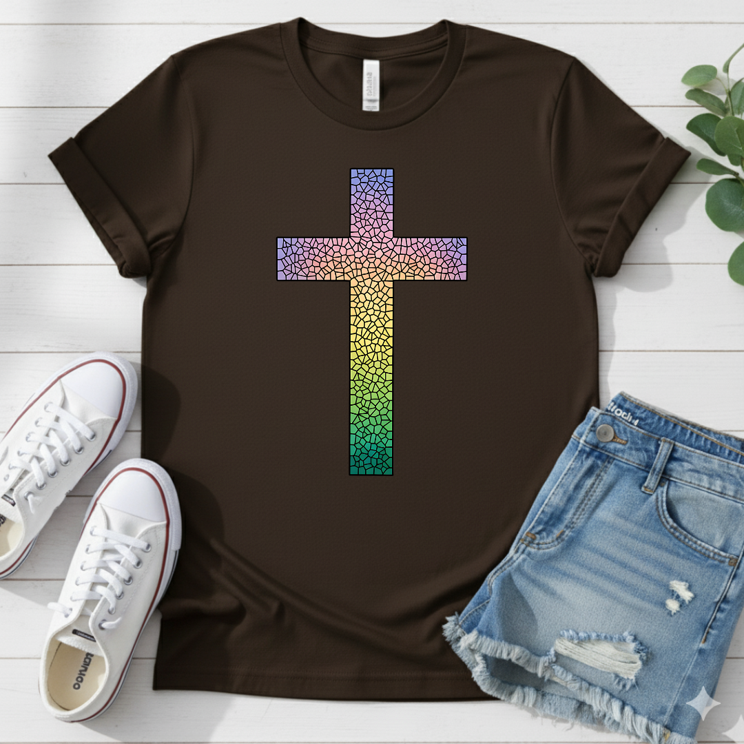 COLORFUL CROSS T-SHIRT