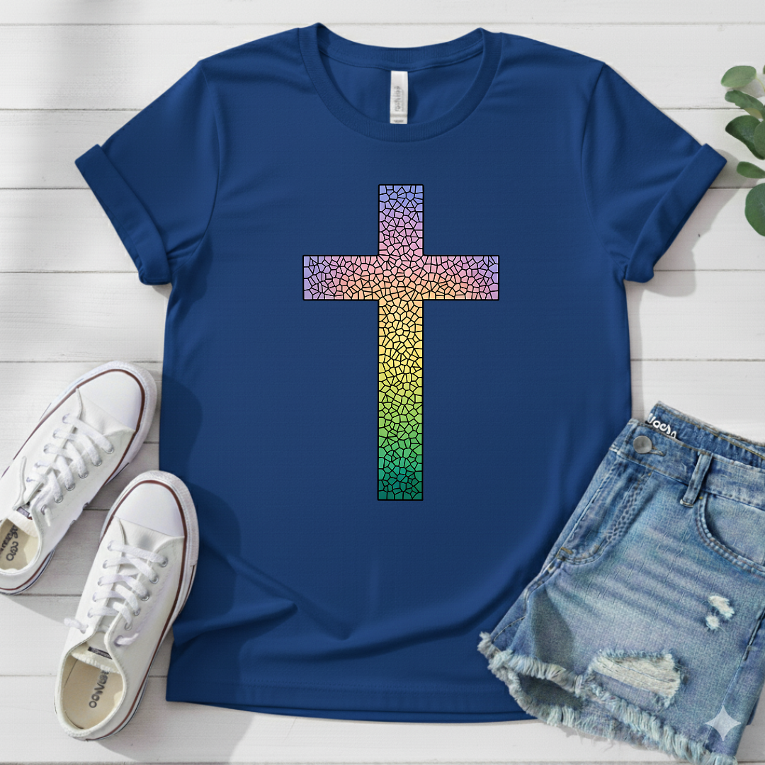 COLORFUL CROSS T-SHIRT