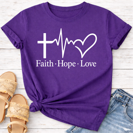 FAITH HOPE LOVE T-SHIRT