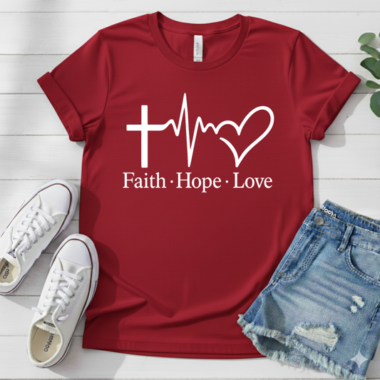 FAITH HOPE LOVE T-SHIRT