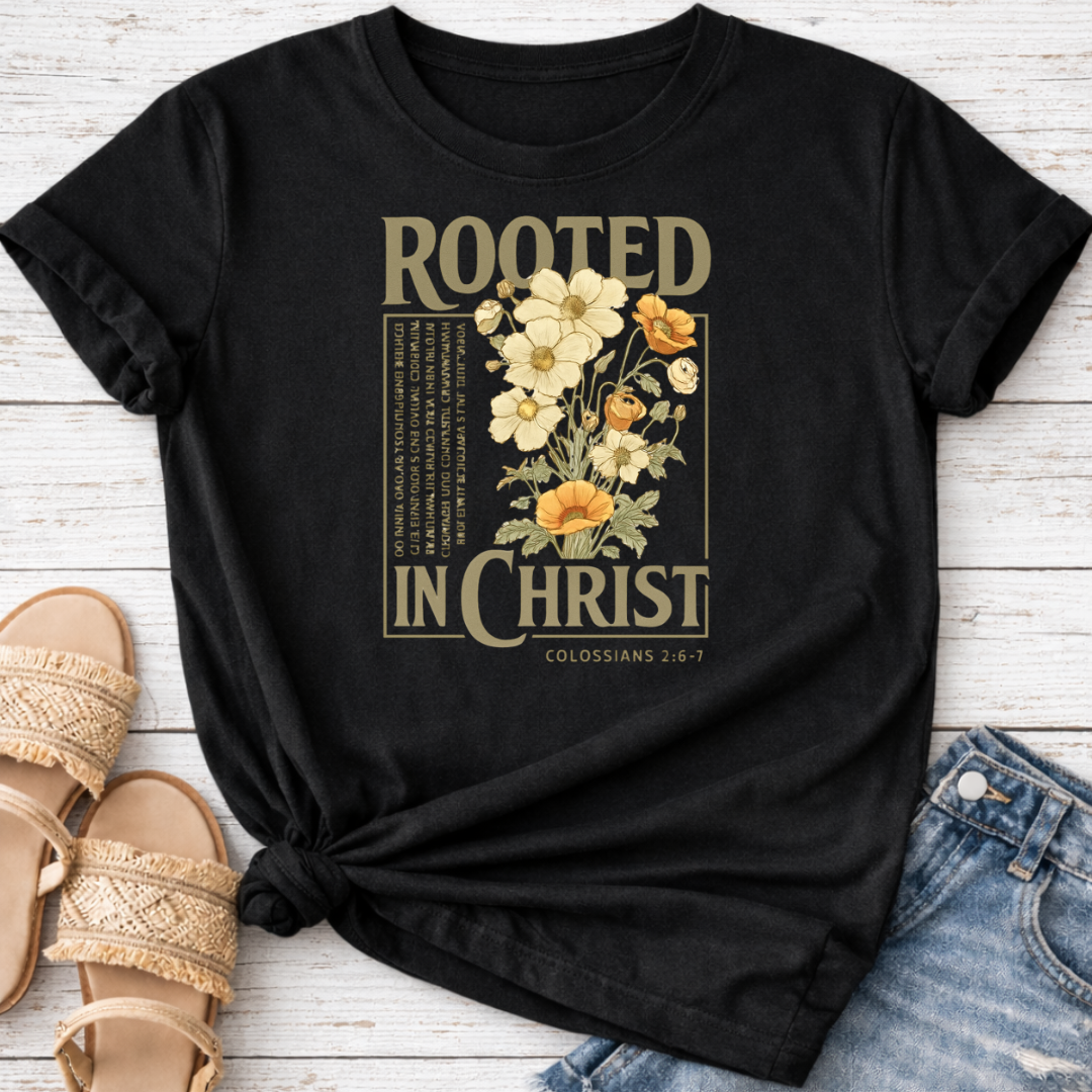 ROOTED IN CHRIST T-SHIRT