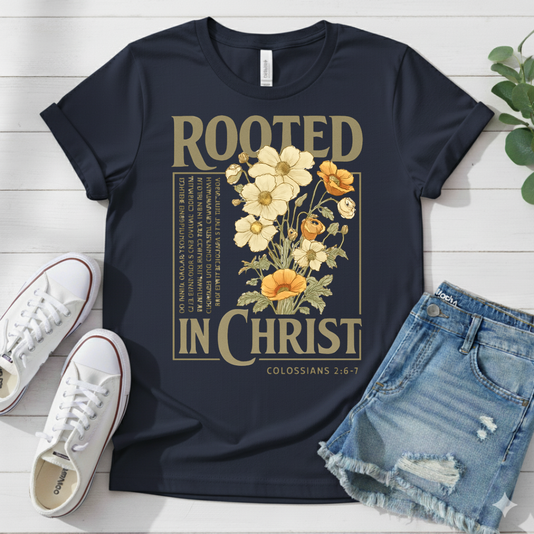 ROOTED IN CHRIST T-SHIRT