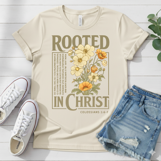 ROOTED IN CHRIST T-SHIRT