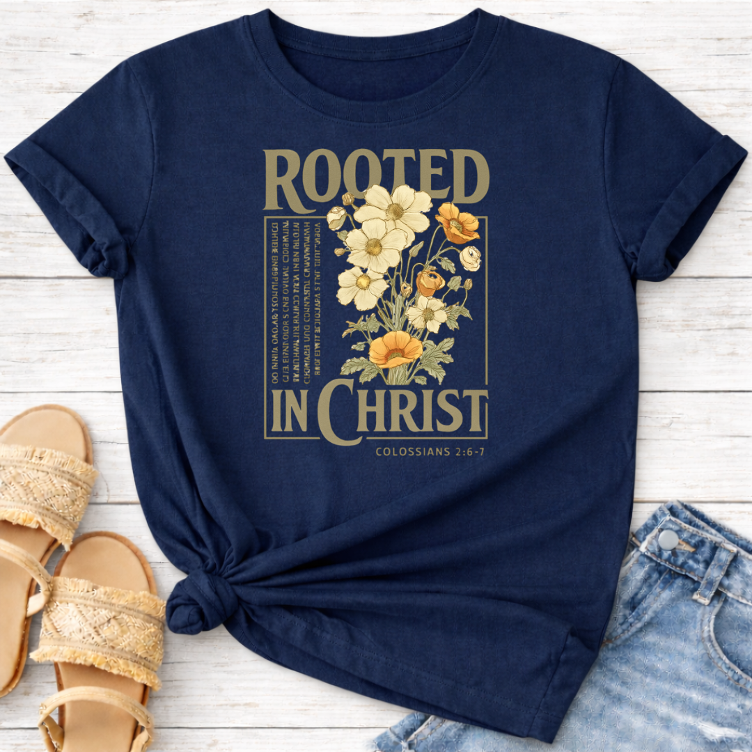 ROOTED IN CHRIST T-SHIRT