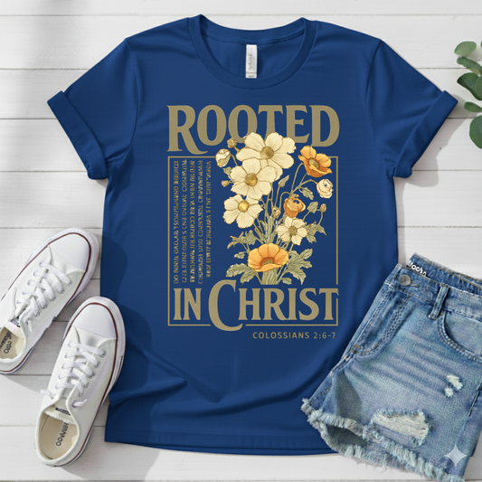 ROOTED IN CHRIST T-SHIRT
