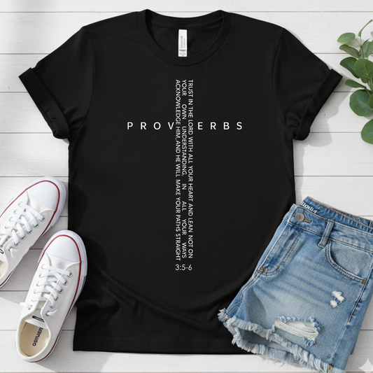 PROVERBS 3:5-6 T-SHIRT