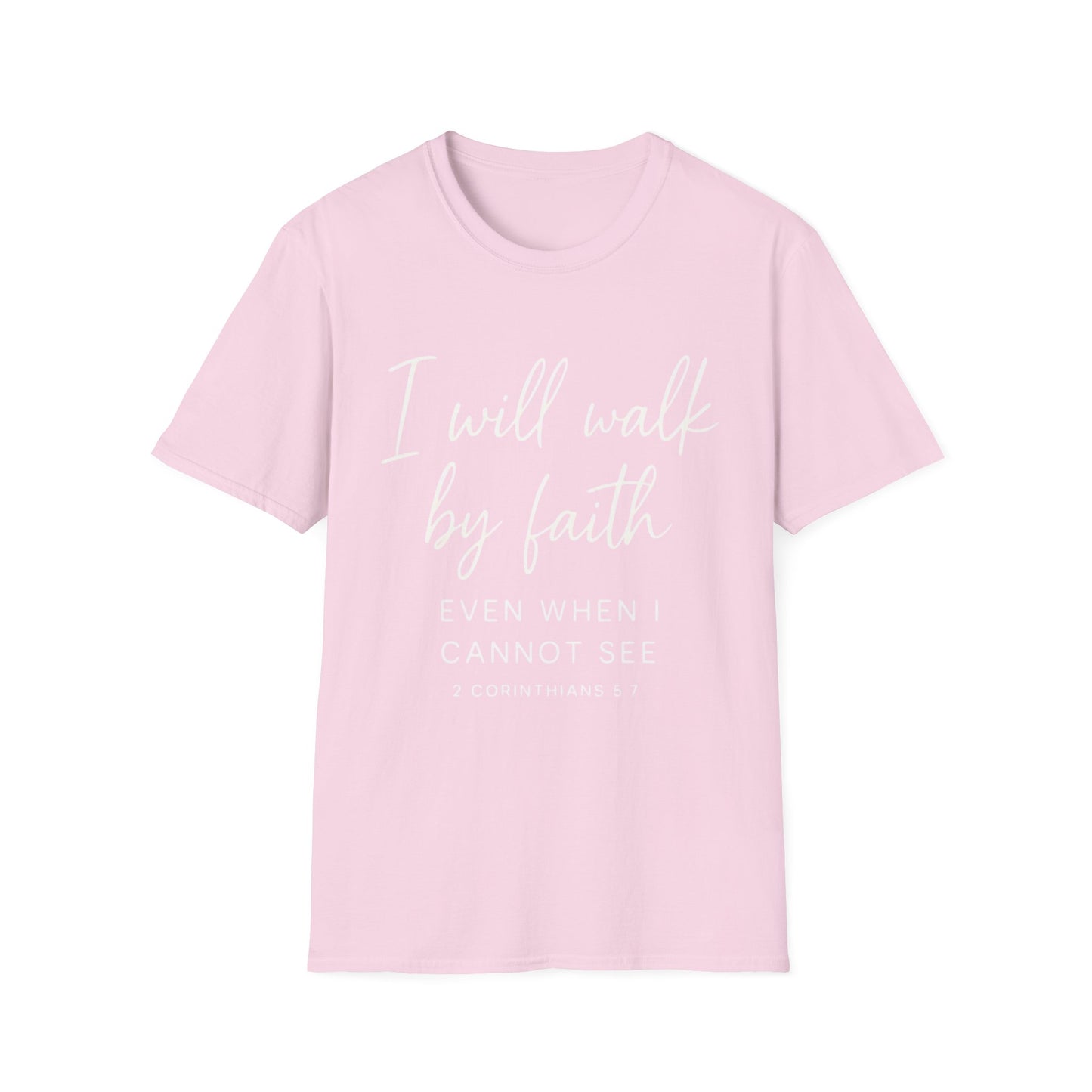 2 CORINTHIANS 5:7 T-SHIRT